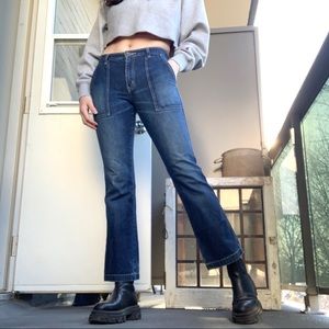Vintage Lee Blue Flare Denim
